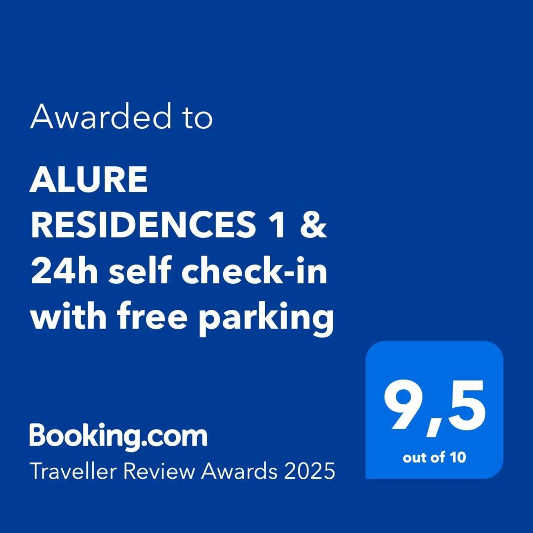 Alure Residences 1 & 24H Self Check-In, Free Parking In Front Of The Apartment Building, New Building, Terrace, Cafe With Breakfast In The Apartment Building, Next To The Aqua Park Banská Bystrica Exterior foto